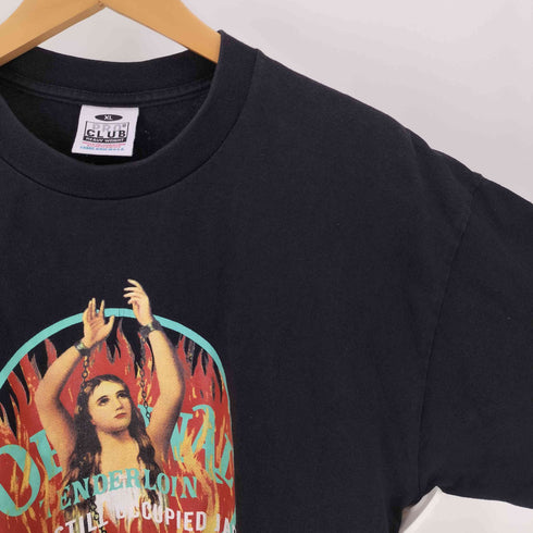 テンダーロイン TENDERLOIN 19SS TEE WH ウィッチハント プリント S/S Tシャツ PRO CLUB ボディ メンズ import:XL