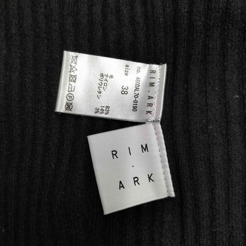 リムアーク RIM.ARK Metal button high neck tops レディース 38