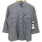 チャップスラルフローレン CHAPS RALPH LAUREN 90S ストライプ柄 七分丈 ワークシャツ メンズ JPN:L