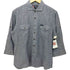 チャップスラルフローレン CHAPS RALPH LAUREN 90S ストライプ柄 七分丈 ワークシャツ メンズ JPN:L