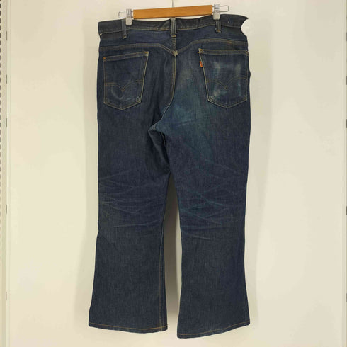 リーバイス Levis 70S 646 66後期 オレンジタブ スモールe ボタン裏 8 刻印 42TALON ジップ ベルボトム ビックベル フレア デニム パンツ 1977年製 濃紺 内股シングル メンズ W:38 L:30
