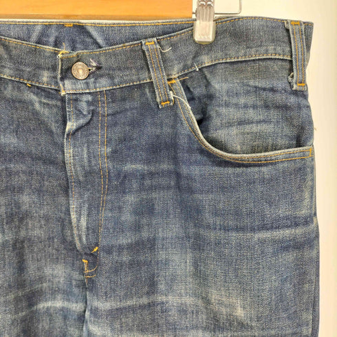 リーバイス Levis 70S 646 66後期 オレンジタブ スモールe ボタン裏 8 刻印 42TALON ジップ ベルボトム ビックベル フレア デニム パンツ 1977年製 濃紺 内股シングル メンズ W:38 L:30
