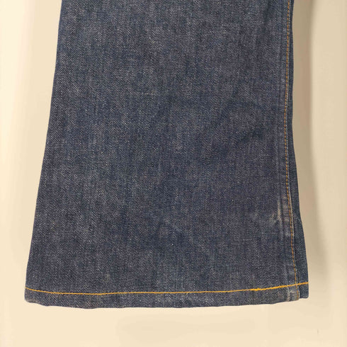 リーバイス Levis 70S 646 66後期 オレンジタブ スモールe ボタン裏 8 刻印 42TALON ジップ ベルボトム ビックベル フレア デニム パンツ 1977年製 濃紺 内股シングル メンズ W:38 L:30