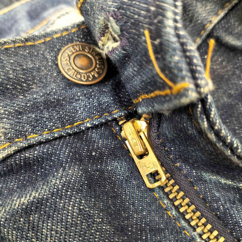 リーバイス Levis 70S 646 66後期 オレンジタブ スモールe ボタン裏 8 刻印 42TALON ジップ ベルボトム ビックベル フレア デニム パンツ 1977年製 濃紺 内股シングル メンズ W:38 L:30