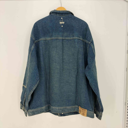 ロカウェア ROCAWEAR 00s オーバーサイズ 刺繍 デニムジャケット メンズ 2XL