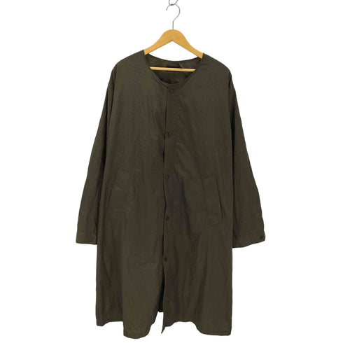 ハレ HARE ノーカラーロングシャツコート メンズ JPN:S