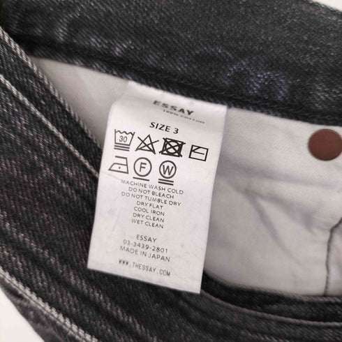 エッセイ ESSAY 22AW BELTED BAG JEANS メンズ JPN:3