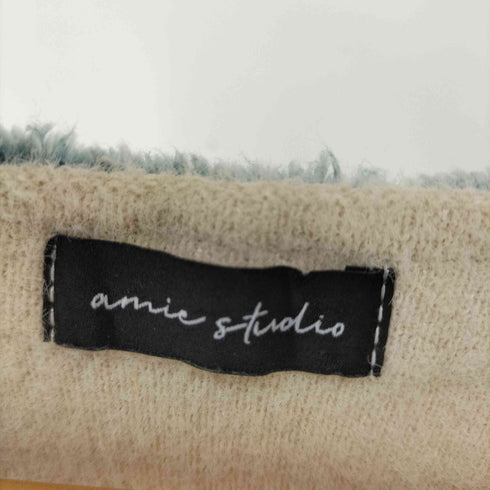 amie studio デニムドッキング ニットカーディガン レディース ONE SIZE