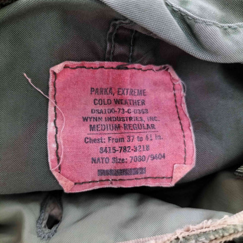 ユーエスアーミー U.S. ARMY 70s 73年製 M-65 ライナー付き フィッシュテールパーカ モッズコート メンズ MEDIUM-REGULAR
