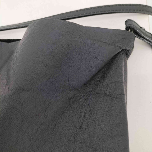 ディスコードヨウジヤマモト discord Yohji Yamamoto カウレザーショルダーバッグ メンズ