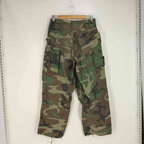 ユーエスアーミー U.S. ARMY 80s 89年製 米軍 ウッドランドカモ M-65 カーゴパンツ メンズ SMALL-REGULAR