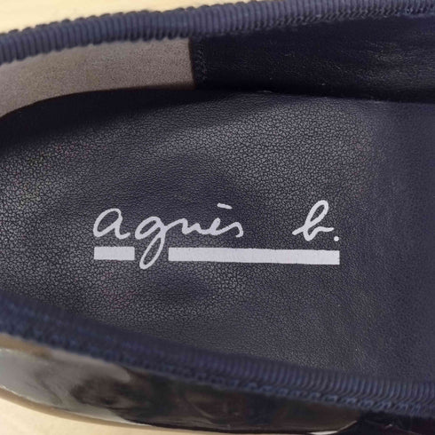 アニエスベー agnes b. オールウェザー対応ストラップカッターパンプス レディース 24 1/2
