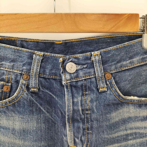 リーバイス Levis 501 ボタンフライデニムミニスカート カットオフ レディース