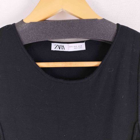ザラ ZARA ノースリーブロングニットワンピース レディース import:S