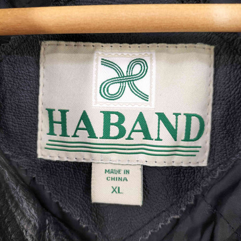 ハバンド HABAND パッチワーク レザージャケット メンズ import:XL