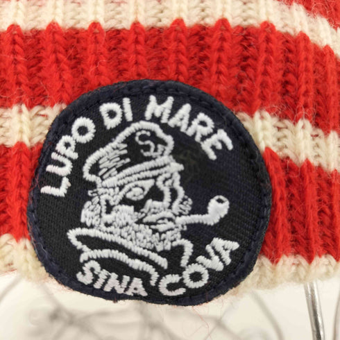 シナコバ SINA COVA MADE IN ITALY ロゴワッペン ボーダービーニー レディース