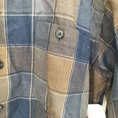 ペンドルトン PENDLETON メキシコ製 ウール チェックシャツ メンズ import:L