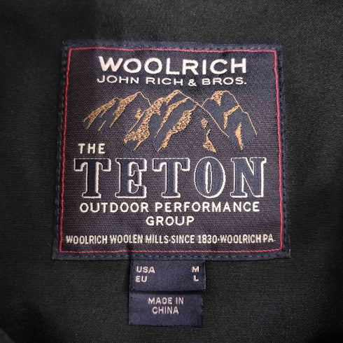 ウールリッチ WOOLRICH THE TETON GORE-TEX ゴアテックス フーデッドダウンジャケット メンズ USA:M