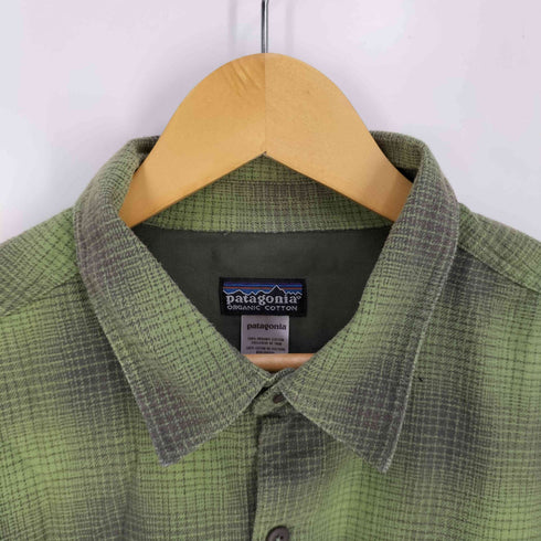 パタゴニア patagonia ORGANIC COTTON オーガニックコットン ネルチェックシャツ メンズ import:M