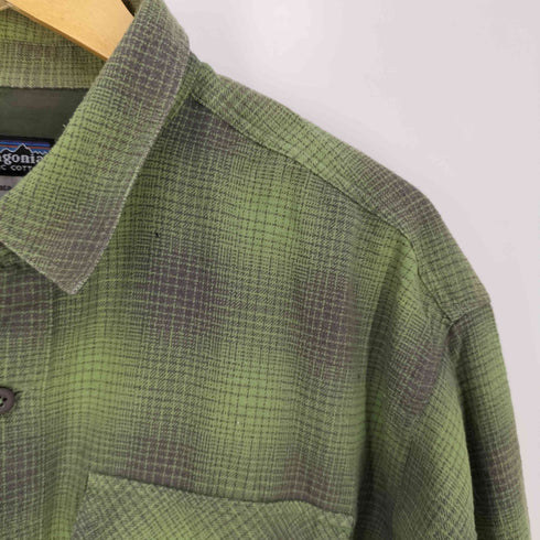 パタゴニア patagonia ORGANIC COTTON オーガニックコットン ネルチェックシャツ メンズ import:M
