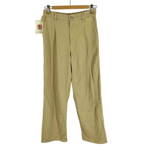 ユニクロ UNIQLO 24AW ドレープデニムタックパンツ/丈長め レディース JPN:S