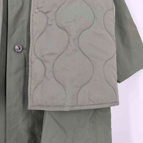 AMBERGLEAM STAND COLLAR TRENCH COAT スタンドカラー トレンチコート メンズ FREE