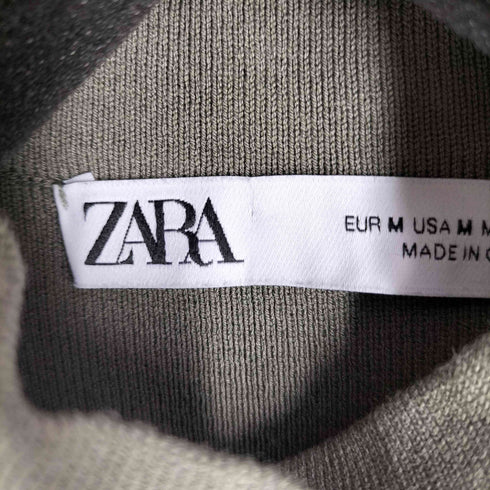 ザラ ZARA スタンドカラー ロングジレ レディース import:M