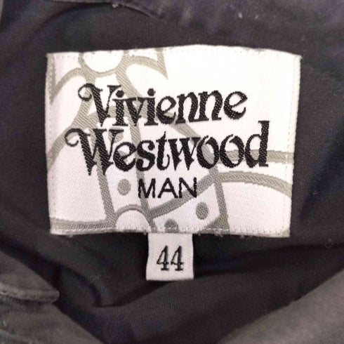 ヴィヴィアンウエストウッドマン Vivienne Westwood MAN ロゴ刺繍 アシンメトリーシャツ メンズ JPN:44