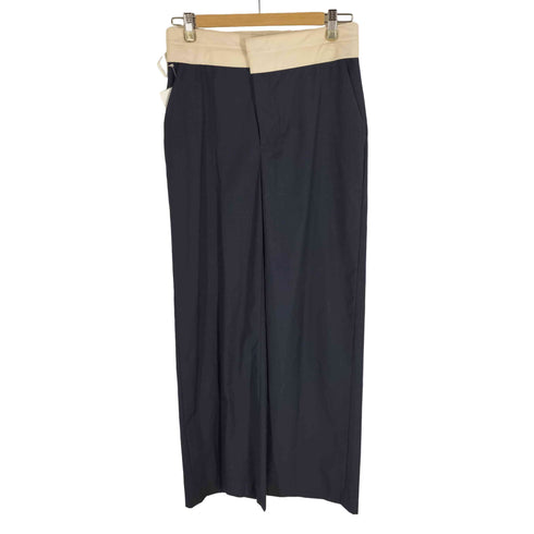 ザラ ZARA ZW COLLECTION STRAIGHT-FIT パンツ コントラストウエストバンド レディース JPN:XS