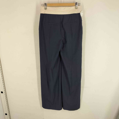 ザラ ZARA ZW COLLECTION STRAIGHT-FIT パンツ コントラストウエストバンド レディース JPN:XS