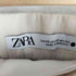 ザラ ZARA ZW COLLECTION STRAIGHT-FIT パンツ コントラストウエストバンド レディース JPN:XS