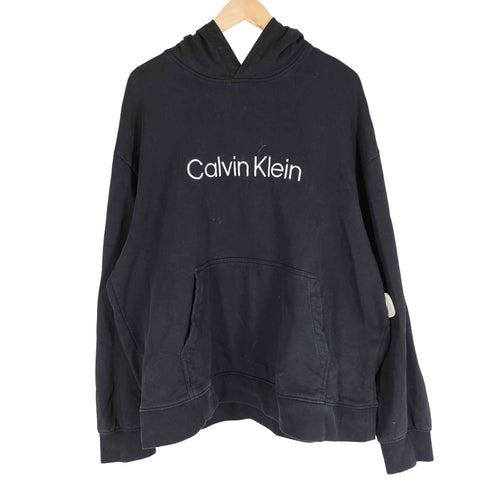 カルバンクライン CALVIN KLEIN スタンダードロゴパーカー メンズ import:L