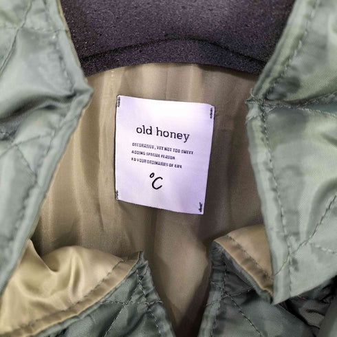 オールドハニー OLD HONEY ダイヤキルトフリルカラーコート レディース