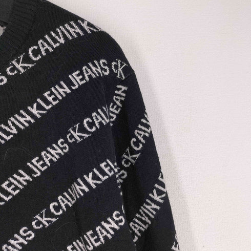カルバンクラインジーンズ Calvin Klein Jeans A- INSTITUTIONAL ボックス AOP セーター メンズ import:L