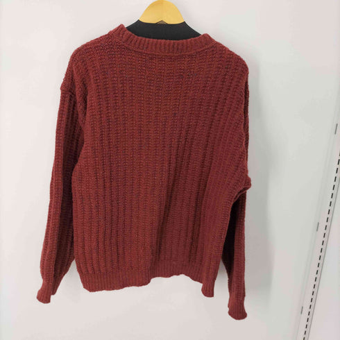 ALPS メランジクルーネック ニットセーター メンズ JPN:M