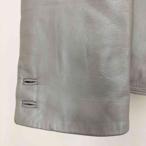 バルマン BALMAIN レザーテーラードジャケット レディース JPN:13号