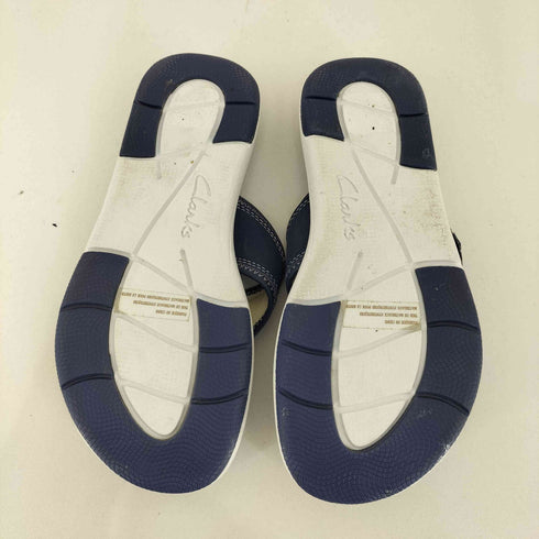 クラークス Clarks Blue Flip Flop レディース
