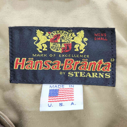 HANSA BRANTA 80-90S USA製 迷彩カモ フーデッド ジップアップジャケット メンズ