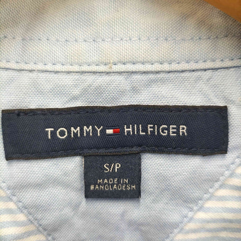 トミーヒルフィガー TOMMY HILFIGER ストライプ柄S/Sシャツ メンズ S
