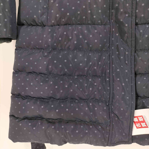 トミーヒルフィガー TOMMY HILFIGER フェイクファー付き ドット柄 ダウンコート レディース import:S
