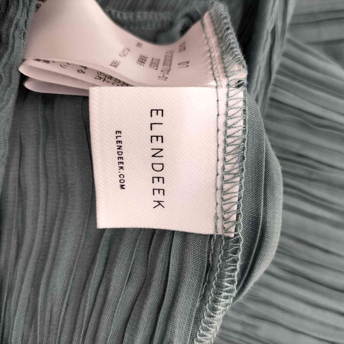 エレンディーク ELENDEEK 20SS DOUBLE PLEATS OP ダブル プリーツ ワンピース レディース JPN:1