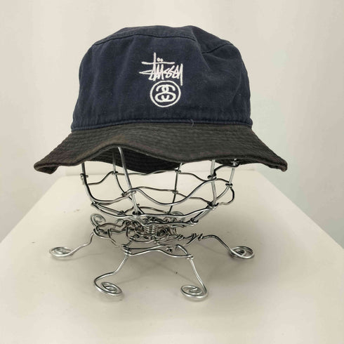 ステューシー Stussy 90S~00S 紺タグ SSリンクロゴ バケットハット メンズ