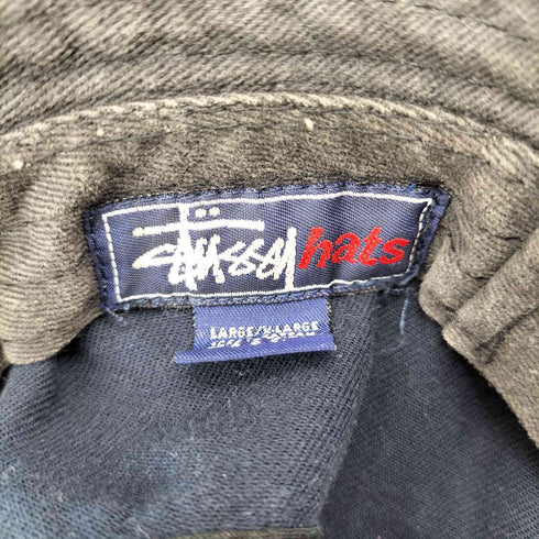 ステューシー Stussy 90S~00S 紺タグ SSリンクロゴ バケットハット メンズ