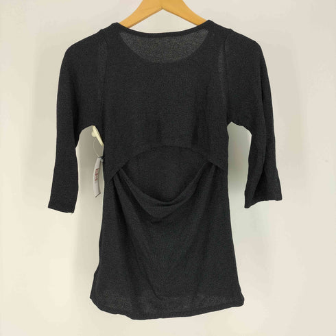 ソレイス SOLACE ショルダーカットオープンニットトップス レディース FREE