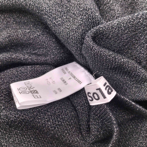 ソレイス SOLACE ショルダーカットオープンニットトップス レディース FREE