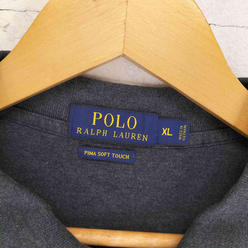 ポロラルフローレン POLO RALPH LAUREN PIMA SOFT TOUCH コットンポロシャツ メンズ XL