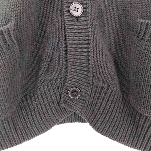 ユナイテッドアローズブルーレーベル UNITED ARROWS BLUE LABEL ノーカラー コットンニットカーディガン メンズ JPN:M