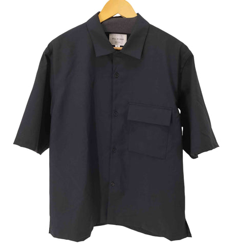 スティルバイハンド STILL BY HAND モヘヤ混 S/Sオープンカラーシャツ メンズ JPN:48
