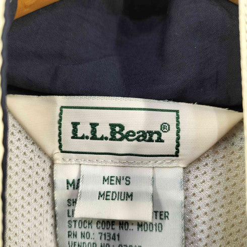 エルエルビーン L.L.Bean 90s 裏地メッシュ ナイロンシェルジャケット メンズ import:M