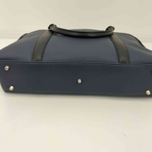 テットオム TETE HOMME フェイクレザービジネスハンドバッグ メンズ